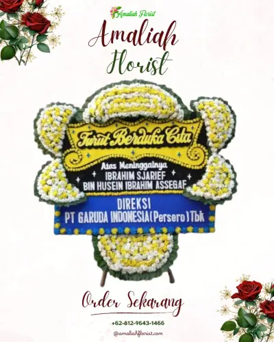 Papan Bunga Duka di Cilandak Lor